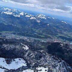 Verortung via Georeferenzierung der Kamera: Aufgenommen in der Nähe von Kufstein, Österreich in 2900 Meter